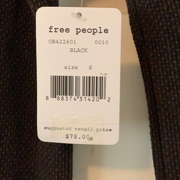 Free People top. Lace cuffs Size S NWT - Picture 5 of 10